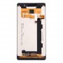 LCD kijelző + érintőpanel Nokia Lumia 830 (fekete)