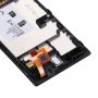 Pantalla LCD + Touch Panel con marco para Nokia Lumia 520 (Negro)