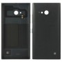 חזרה סוללה כיסוי עבור Nokia Lumia 730 (שחור)