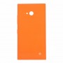 Battery დაბრუნება საფარის for Nokia Lumia 730 (ნარინჯისფერი)