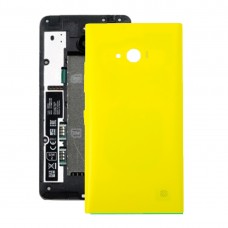 Battery დაბრუნება საფარის for Nokia Lumia 735 (ყვითელი)