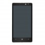 LCD ეკრანზე და Digitizer სრული ასამბლეის ჩარჩო Nokia Lumia 930 (Black)