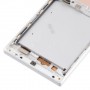 ЖК-экран и дигитайзер Полное собрание с рамкой для Nokia Lumia 830 (серебро)