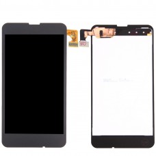 LCD-skärm och digitizer Fullständig montering för Nokia Lumia 630 (svart)