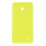 Batteri Batteri Back Cover + Sidoknapp för Nokia Lumia 635 (gul)