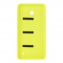 Batteri Batteri Back Cover + Sidoknapp för Nokia Lumia 635 (gul)