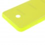Gehäuse-Batterie-rückseitige Abdeckung + seitliche Taste für Nokia Lumia 635 (Gelb)