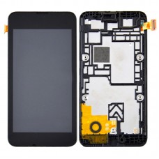 LCD Screen and Digitizer Full Assembly with Frame for Nokia Lumia 530