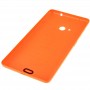 Solide Couleur Surface brillante en plastique Batterie couverture pour Microsoft Lumia 535 (Orange)