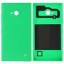 Solid Color műanyag Battery Back Cover Nokia Lumia 730 (zöld)