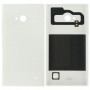 Сплошной цвет Пластиковые батареи задняя крышка для Nokia Lumia 730 (белый)