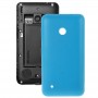 მყარი ფერადი პლასტიკური Battery დაბრუნება საფარის for Nokia Lumia 530 / Rock / M-1018 / RM-1020 (Blue)