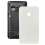 Сплошной цвет Пластиковые батареи задняя крышка для Nokia Lumia 530 (белый)