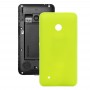 მყარი ფერადი პლასტიკური Battery დაბრუნება საფარის for Nokia Lumia 530 (ყვითელი)