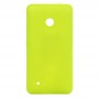 Solid Color műanyag Battery Back Cover Nokia Lumia 530 (sárga)