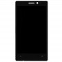 Högkvalitativ LCD-skärm + pekskärm för Nokia Lumia 925 (Svart)