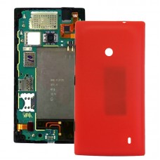 Plastic Tagasi korpuse kaas Nokia Lumia 520 (punane)
