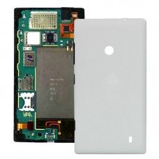 Kunststoff zurück Gehäusedeckel für Nokia Lumia 520 (weiß)