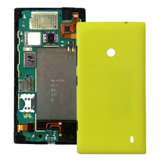 Plastic Tagasi korpuse kaas Nokia Lumia 520 (kollane)