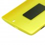 פלסטיק חזרה שיכון כיסוי עבור Nokia Lumia 520 (צהובה)