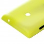 פלסטיק חזרה שיכון כיסוי עבור Nokia Lumia 520 (צהובה)