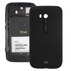 De superficie lisa de plástico cubierta de la cubierta para Nokia Lumia 822 (Negro)