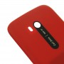 Superficie liscia in plastica di copertura posteriore dell'alloggiamento per Nokia Lumia 822 (Red)
