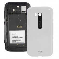 Hladký povrch plastu Zpět Pouzdro Cover pro Nokia Lumia 822 (White)