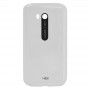 Гладка повърхност Пластмасови Обратно Housing Cover за Nokia Lumia 822 (бял)