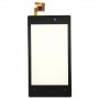 Touch Panel con telaio per il Nokia Lumia 520 (nero)