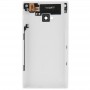 Sima felületű műanyag lap ház burkolat Nokia Lumia 720 (fehér)