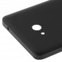 Матовая поверхность пластика задняя крышка корпуса для Microsoft Lumia 640 (черный)