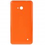 マイクロソフトLumia 640用の滑らかな表面プラスチックバックハウジングカバー（オレンジ）