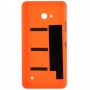 Glatt yta plast baklucka för Microsoft Lumia 640 (orange)