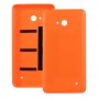 マイクロソフトLumia 640用つや消し表面プラスチックバックハウジングカバー（オレンジ）