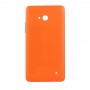 Retour Surface dépolie plastique couvercle du boîtier pour Microsoft Lumia 640 (Orange)