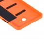 マイクロソフトLumia 640用つや消し表面プラスチックバックハウジングカバー（オレンジ）