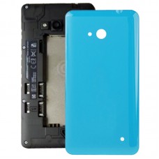 Glatte Oberfläche aus Kunststoff zurück Gehäusedeckel für Microsoft Lumia 640 (blau)