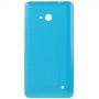 Glatt yta plast baklucka för Microsoft Lumia 640 (blå)