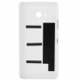 Smooth Surface Plastic Back Housing Cover for Microsoft Lumia 640(White)