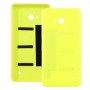 Mattierte Oberfläche Kunststoff-Rückseiten-Gehäuse-Abdeckung für Microsoft Lumia 640 (Gelb)