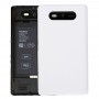 Solide Couleur NFC Batterie couverture pour Nokia Lumia 820 (Blanc)