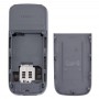 Couverture complète du logement (Front Cover + Moyen + Cadre Bezel batterie couverture arrière) pour Nokia 1200/1208 / 1209 (Noir)