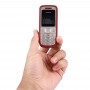 სრული საბინაო საფარის (Front Cover + Middle Frame Bezel + Battery Back Cover) for Nokia 1200/1208/1209 (წითელი)
