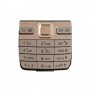 שיכון לוחות מקשים טלפון נייד עם כפתורי תפריט / לחצו מפתחות עבור נוקיה E52 (זהב)