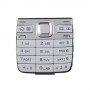שיכון לוחות מקשים טלפון נייד עם כפתורי תפריט / לחצו מפתחות עבור נוקיה E52 (לבן)