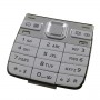 שיכון לוחות מקשים טלפון נייד עם כפתורי תפריט / לחצו מפתחות עבור נוקיה E52 (לבן)