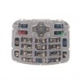 Handy-Tastaturen Gehäuse mit Menütasten / Presse Keys für Nokia N70 (Silber)
