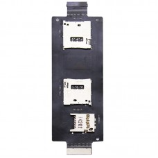 SIM Czytnik kart SD Kontakt Flex Cable Ribbon dla Asus Zenfone 2 / ZE500ML / ZE500