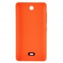 マイクロソフトLumia 430用つや消し表面プラスチックバックハウジングカバー（オレンジ）